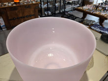 Load image into Gallery viewer, Singing Bowl-14" (F) (Earth Star) Rose Quartz Infused with Padded Case
