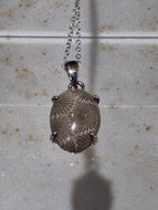 Necklace Petoskey Stone Sterling Silver