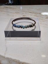 Load image into Gallery viewer, Memory Wire Mixed Michigan Stone Bracelet
