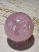 Load image into Gallery viewer, Rose Quartz Sphere 2.5"

