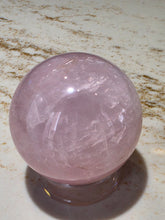 Load image into Gallery viewer, Rose Quartz Sphere 2.5"
