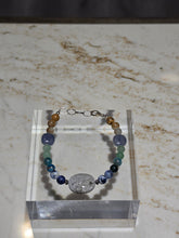 Load image into Gallery viewer, Leland Blue and Mixed Michigan Stone Bracelet with Clasp
