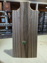 Load image into Gallery viewer, Reversible Petoskey Stone and Isle Royale Greenstone Pendant on Chain
