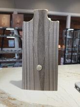 Load image into Gallery viewer, Reversible Petoskey Stone and Isle Royale Greenstone Pendant on Chain
