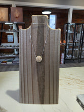 Load image into Gallery viewer, Reversible Petoskey Stone and Isle Royale Greenstone Pendant on Chain
