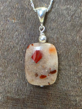 Load image into Gallery viewer, Pudding Stone Pendant on Chain
