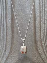 Load image into Gallery viewer, Pudding Stone Pendant on Chain
