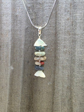 Load image into Gallery viewer, Michigan Stones Fish Pendant on Chain
