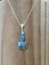 Load image into Gallery viewer, Leland Blue Stacked Pendant on Chain
