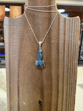 Load image into Gallery viewer, Leland Blue Stacked Pendant on Chain
