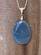 Load image into Gallery viewer, Large Leland Blue Stone Pendant on Chain
