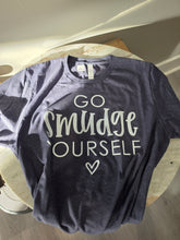 Load image into Gallery viewer, Go Smudge Yourself T-Shirt-Navy Blue
