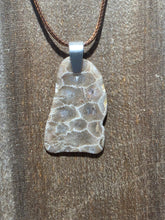 Load image into Gallery viewer, Freeform Petoskey Stone Necklace (Medium)
