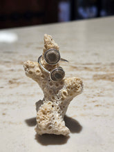 Load image into Gallery viewer, Ring Petoskey Stone Sterling Silver Double  Round Wrap
