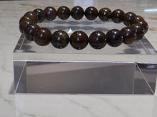 Load image into Gallery viewer, Feng Shui Bracelet Petrified Wood (Fossil) 10mm
