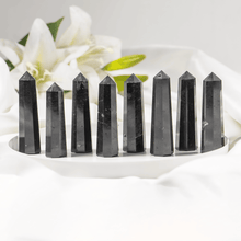 Load image into Gallery viewer, Black Tourmaline Obelisk | Crystal Tower | Crystal Point
