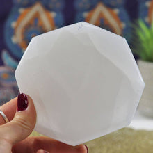Load image into Gallery viewer, Selenite Hexagon Crystal Charging Plate-Morocco

