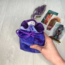 Load image into Gallery viewer, Purple &amp; Blue Tarot Deck Bag
