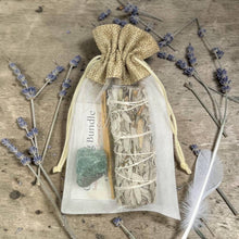 Load image into Gallery viewer, Cleansing Sage Bundle - Green Aventurine
