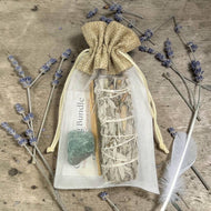 Cleansing Sage Bundle - Green Aventurine