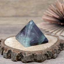 Load image into Gallery viewer, Fluorite Pyramid | Fluorite Crystals | Crystal Pyramids
