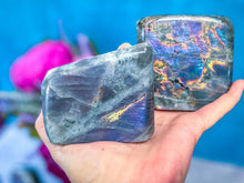 Load image into Gallery viewer, Purple Labradorite Crystal Freeform, Rainbow Labradorite: 250-299 gram
