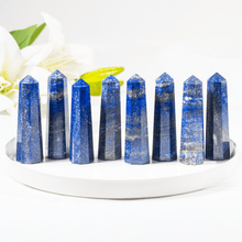 Load image into Gallery viewer, Lapis Lazuli Obelisk | Crystal Tower | Reiki Stone
