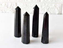 Load image into Gallery viewer, Black Tourmaline Obelisk | Crystal Tower | Crystal Point
