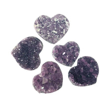 Load image into Gallery viewer, Heart Geode - Amethyst
