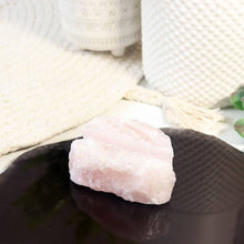 Load image into Gallery viewer, Natural Crystal Card Holder - Rose Quartz Stone

