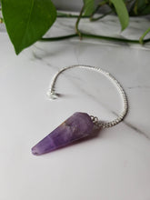 Load image into Gallery viewer, Authentic Amethyst Crystal Pendulum
