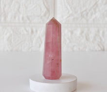 Load image into Gallery viewer, Rose Quartz Obelisk | Crystal Tower | Reiki Stone
