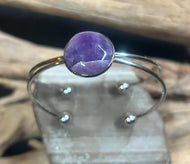 Amethyst Stone Bracelet-Adjustable