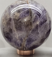 Hand Polished Copper Sphere Holder