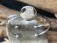 Pudding Stone Stone Bracelet-Adjustable