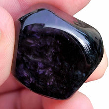 Load image into Gallery viewer, Mexican Velvet Obsidian Tumbled Polished Pocket Stone-2 " (one stone)

