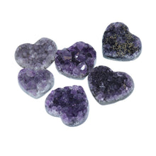 Load image into Gallery viewer, Heart Geode - Amethyst

