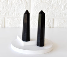 Load image into Gallery viewer, Black Tourmaline Obelisk | Crystal Tower | Crystal Point
