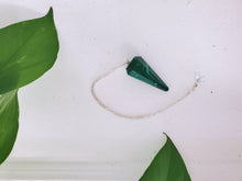 Load image into Gallery viewer, Authentic Malachite Crystal Pendulum
