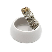 Load image into Gallery viewer, Ceramic Palo Santo Burner Bowl - White

