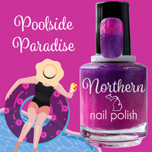 Load image into Gallery viewer, Poolside Paradise ~  Nail Polish Mood Color Changing Vegan
