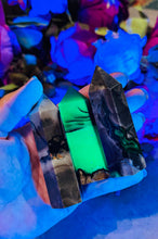 Load image into Gallery viewer, Volcano Agate Obelisk/Towers, UV Fluorescent: 75-99 Grams
