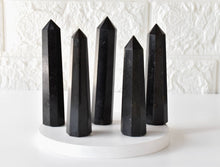 Load image into Gallery viewer, Black Tourmaline Obelisk | Crystal Tower | Crystal Point
