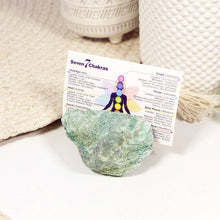 Load image into Gallery viewer, Natural Crystal Card Holder - Fuchsite Stone
