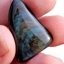 Load image into Gallery viewer, Mexican Velvet Obsidian Tumbled Polished Pocket Stone-2 " (one stone)
