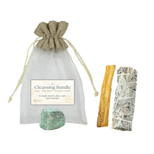 Load image into Gallery viewer, Cleansing Sage Bundle - Green Aventurine
