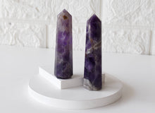 Load image into Gallery viewer, Amethyst Obelisk | Crystal Tower | Reiki Point
